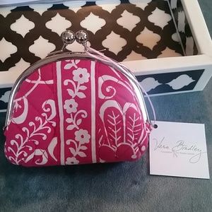 Vera Bradley Double Kiss Twirly Birds Pink